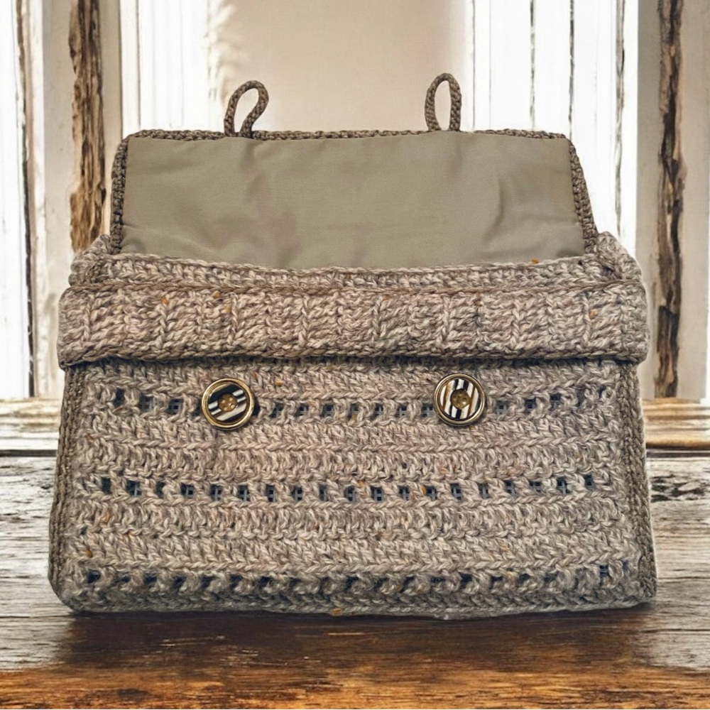 Handcrafted Crochet Shoulder Bag / Crossbody.